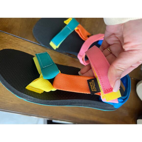 Teva Original Universal Printed Sandals Size 8 - Picture 2 of 9